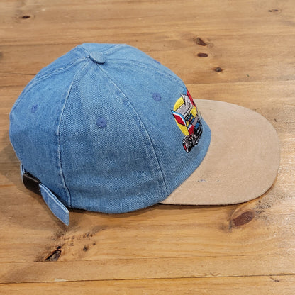 Vintage Sprint Car All Stars 2000 Racing Denim Hat Strap Back Race Y2K 00s