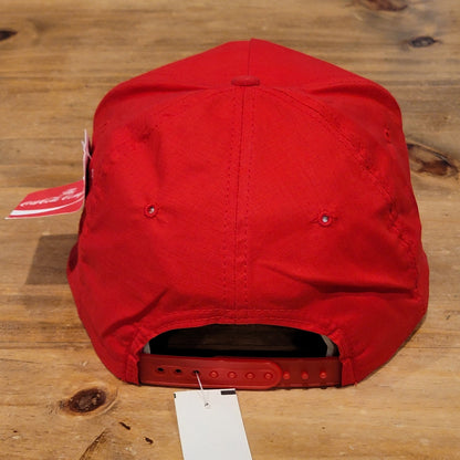 Vintage Coca-Cola Hat Snapback Rope 90s NOS Dead Stock Coke Soda One Size