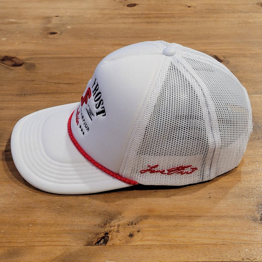 Lane Frost Hat Snapback White World Champion Bull Rider Cowboy Est 1987