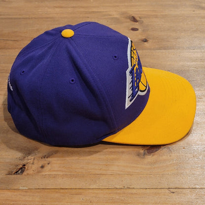 Los Angeles Lakers Hat Mitchell & Ness Big Logo Embroidered Retro HWC Wool Blend