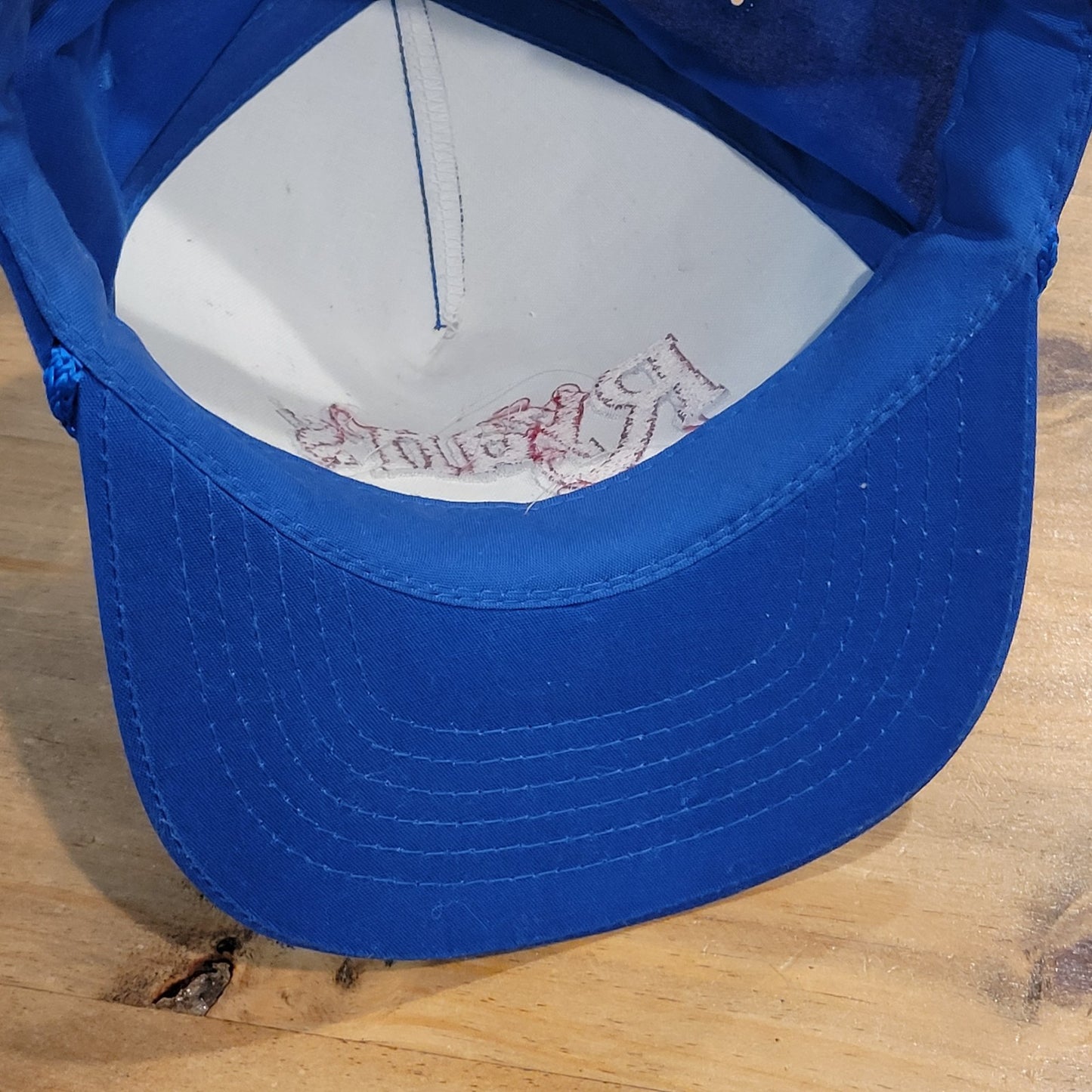 Vintage Ryan's Steak Buffet Hat Blue Rope 80s 90s Youngan Restaurant One Size