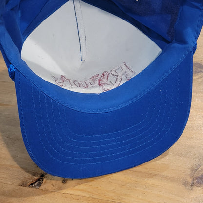 Vintage Ryan's Steak Buffet Hat Blue Rope 80s 90s Youngan Restaurant One Size