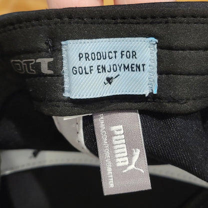 Puma Golf Hat Snapback Birdie Train Golf Golfer Black Patch One Size