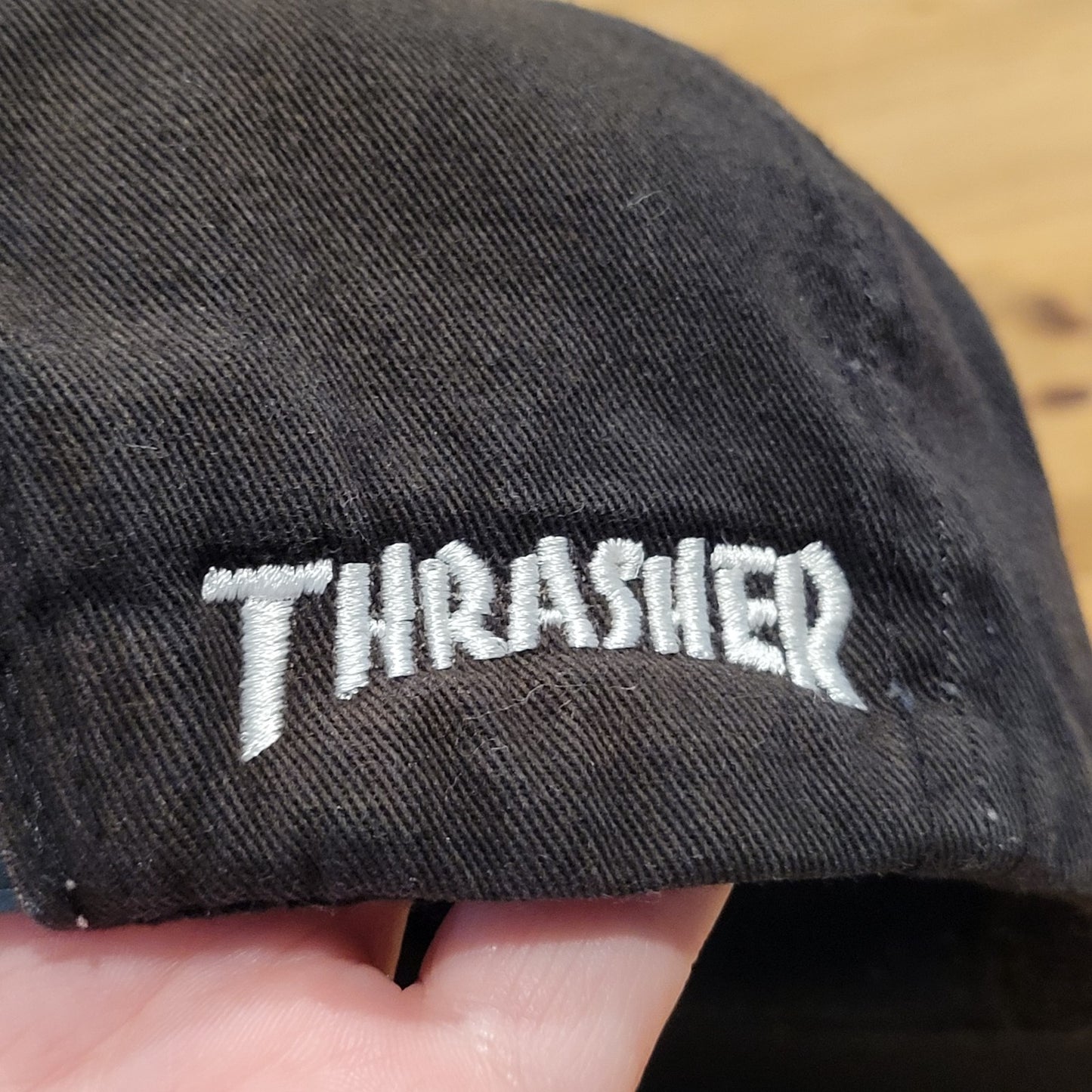 Thrasher Alien Logo Hat Snapback Black One Size Thrasher Magazine Skateboarding