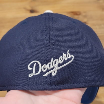Los Angeles Dodgers Hat New Era Size S/M 39Thirty Flex Stretch Fitted Blue LA