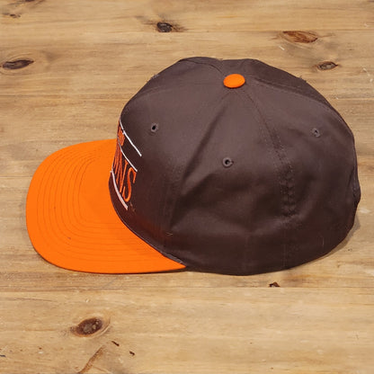 Vintage Cleveland Browns Hat Cap Snapback 3 Bar ANNCO 90s NFL Football Twill