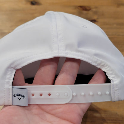 Callaway Golf USA Snapback White Logo Banner One Size Adjustable