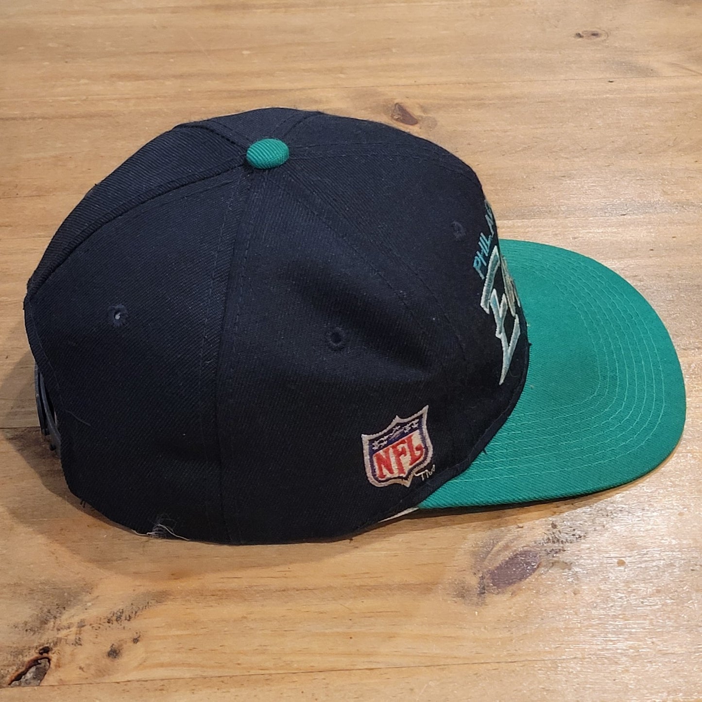 Vintage Philadelphia Eagles Hat Sports Specialties Double Script Black Dome