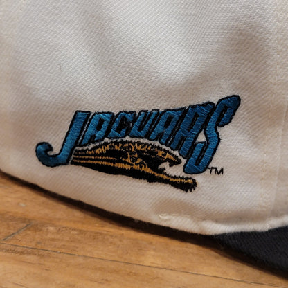Vintage Jacksonville Jaguars Hat Snapback Apparel #1 Banned Logo 90s White