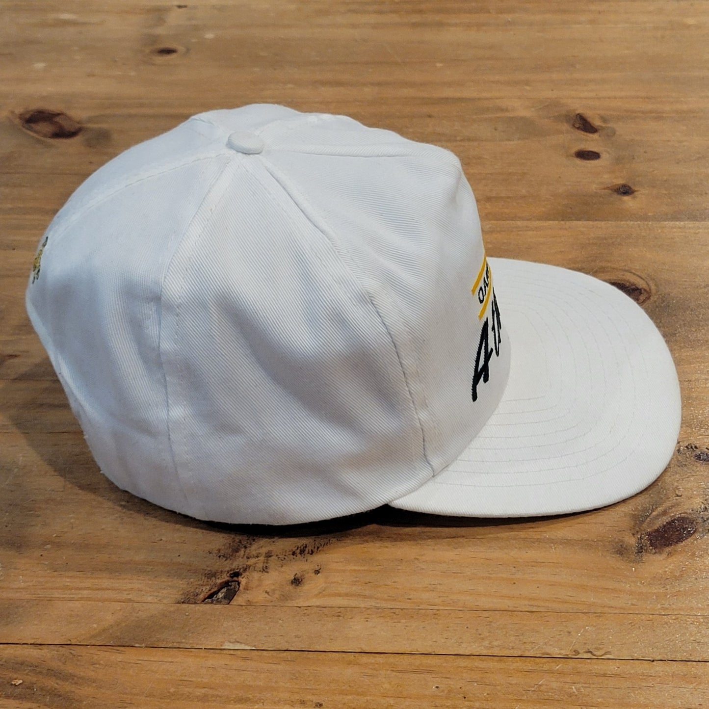 Vintage Oakland Athletics Hat Snapback ANNCO White 90s 80s One Size MLB Baseball