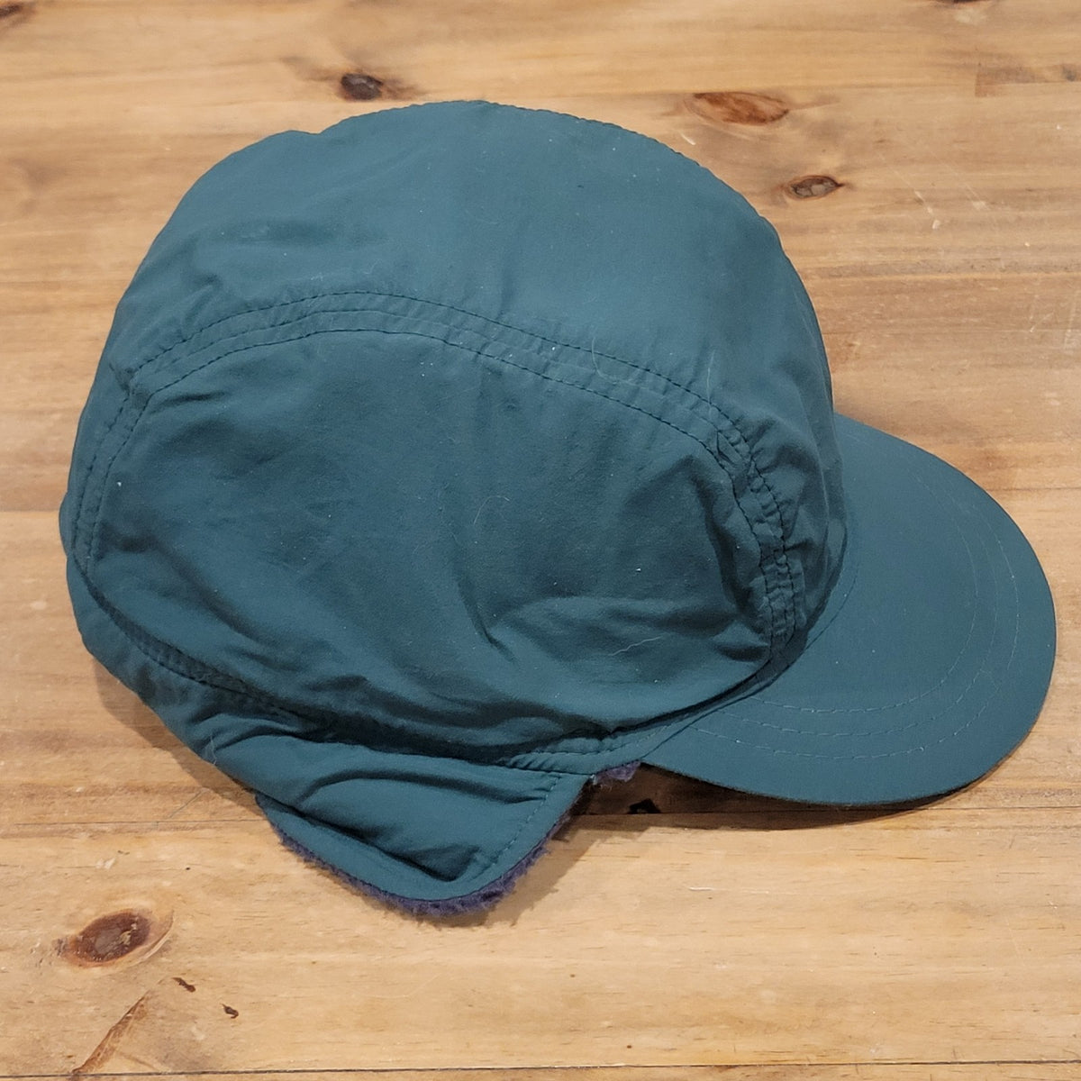 Cabela's Gore-Tex Trapper Hunting Winter Hat Ear Flaps Sherpa Polartec Green Med