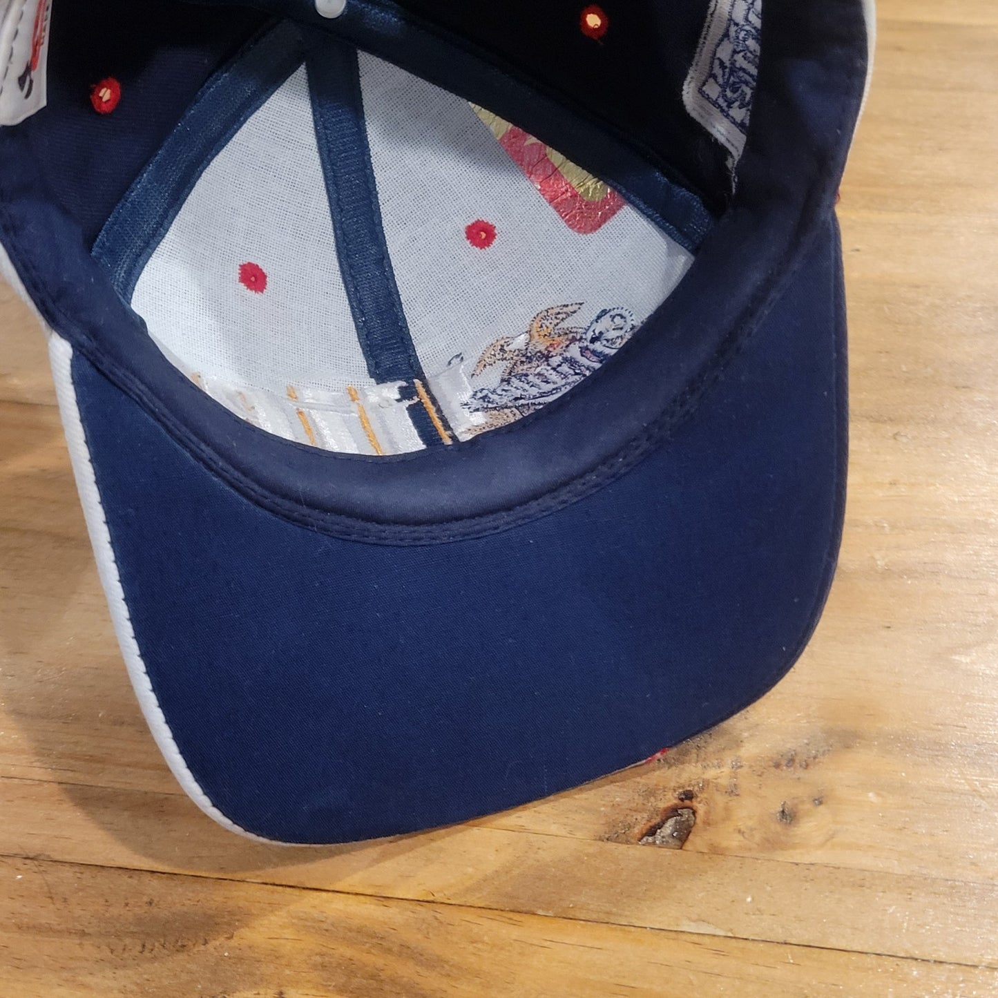 Vintage Miller Lite Rusty Wallace NASCAR Hat Snapback Blue White 90s #2 Racing