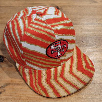 Vintage San Francisco Zubaz Hat Snapback AJD Made USA 90s Y2K NFL Football