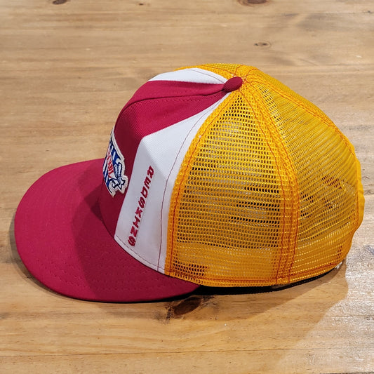Vintage Washington Redskins Super Bowl XVIII AJD Lucky Stripe Trucker NFL USA