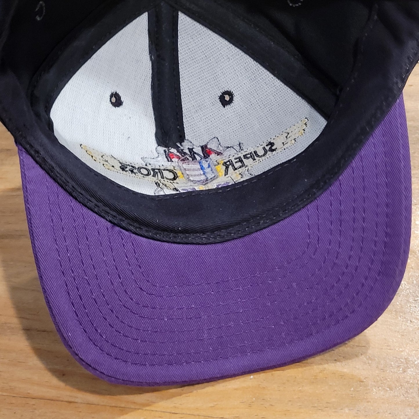 AMA Super Cross X Series Hat Snapback Black Motorcycle Made USA Jeremy Mcgrath