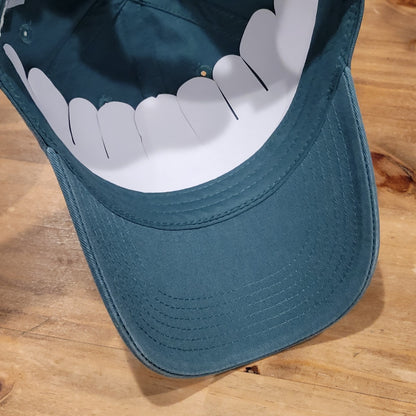 Life Is Good Hat Cap Strap Back Green One Size Chill Vintage Oval Design Dad