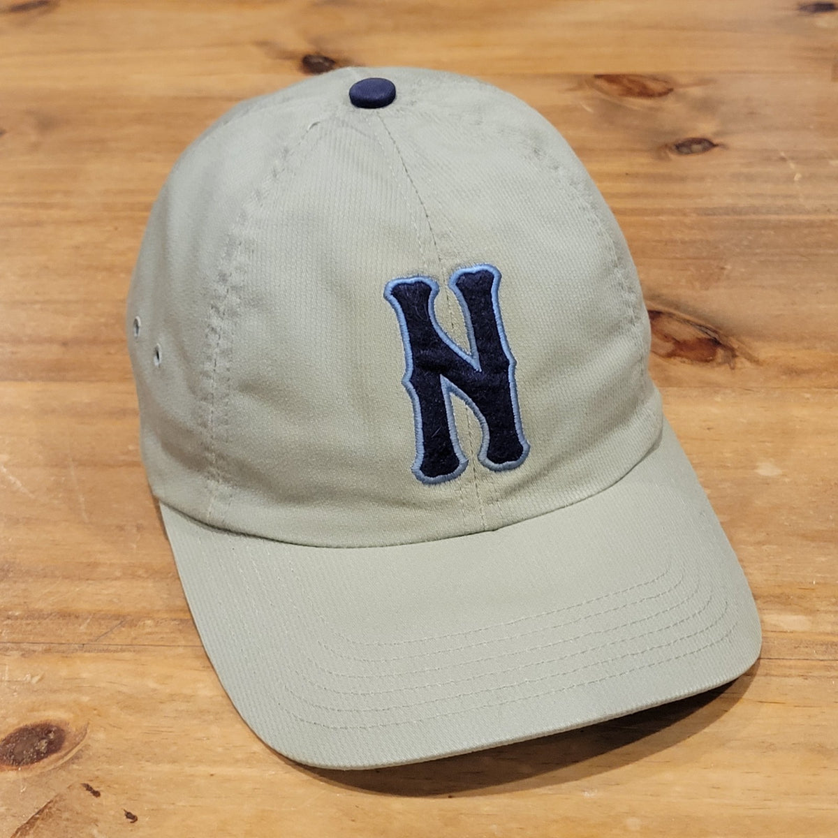 Vintage Nike Hat Strap Back Green Blue N Logo Swoosh Dad Y2K 90s Adjustable