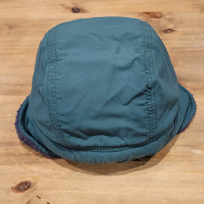 Cabela's Gore-Tex Trapper Hunting Winter Hat Ear Flaps Sherpa Polartec Green Med