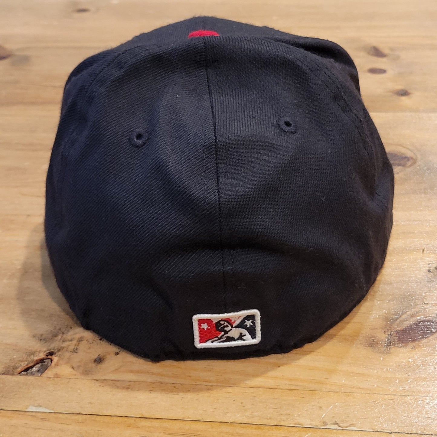 El Paso Chihuahuas Crossbones Hat New Era 7 3/8 Fitted Black MiLB Baseball Wool