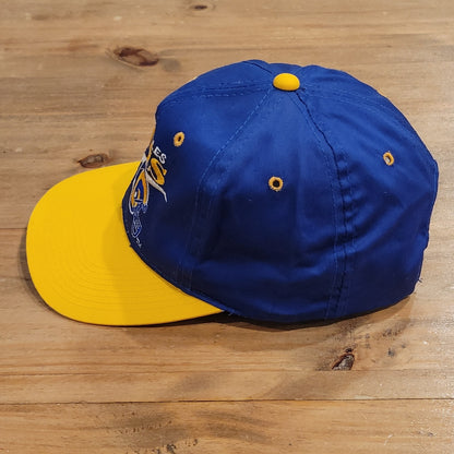 Vintage Los Angeles Rams Hat Snapback Drew Pearson Twill NFL Football 90s Blue