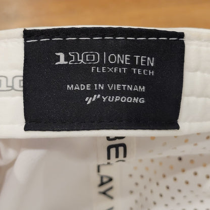 Ping Hat Cap snapback White Black Spell Out Logo 110 Flex Adjustable Golf