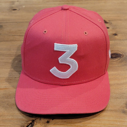 Chance The Rapper Hat New Era Snapback 3 Logo Pink Coloring Book One Sze