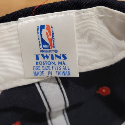 Vintage Chicago Bulls Hat Snapback Black Twins Enterprise Wool Blend 90s Jordan