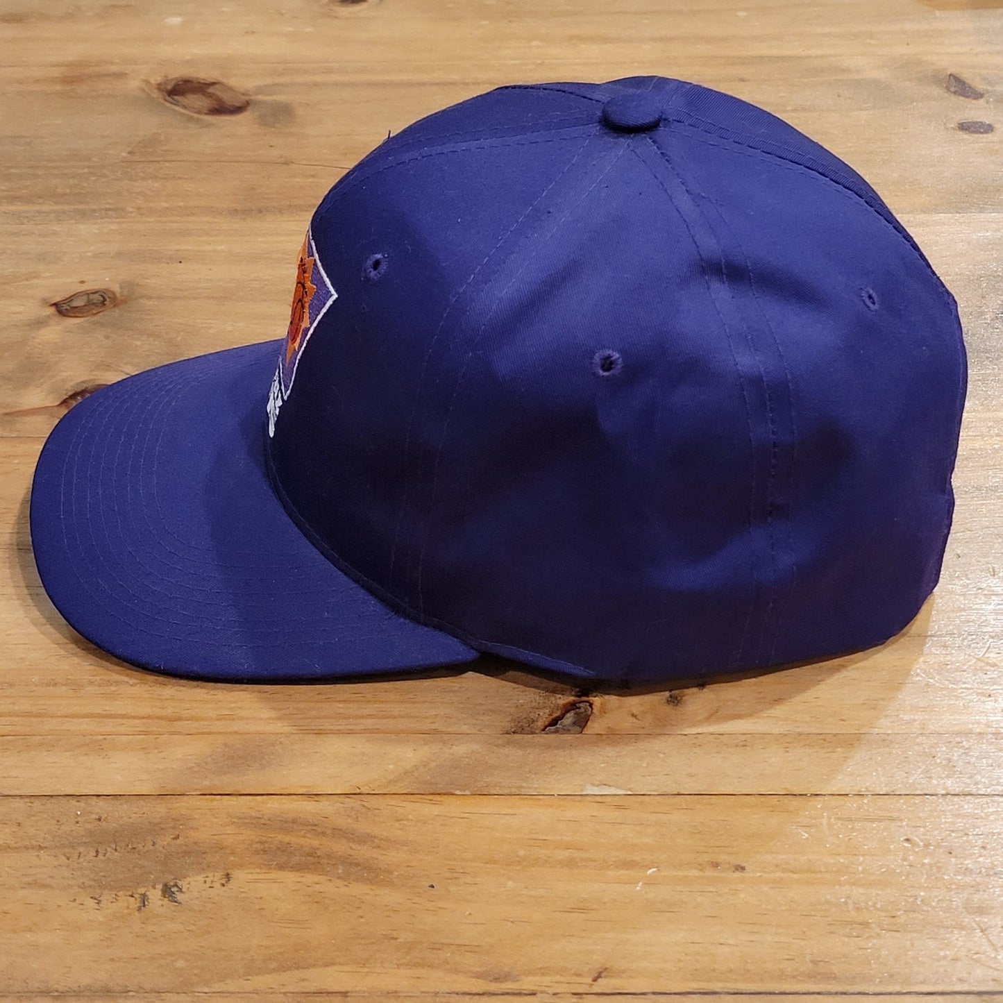 Vintage Phoenix Suns Hat Snapback ANNCO Purple Plain Logo 90s NBA Basketball