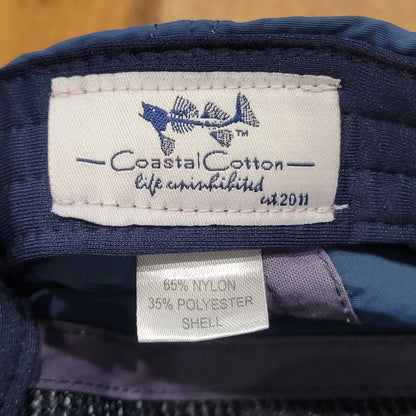 Coastal Cotton Hat Cap Snapback Rope Flying Fish Logo Patch Fishing One Size