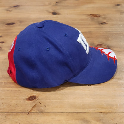 Vintage New York Giants Hat Strap Back Pro line Authentic NFL Football Laces 90s
