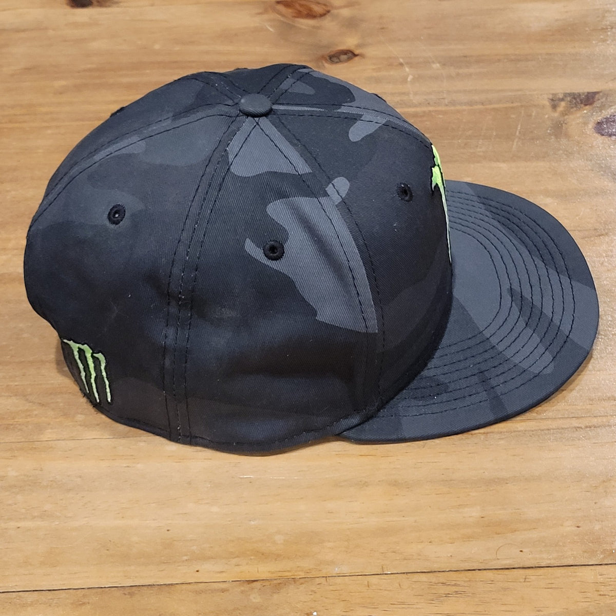 Monster Energy New Era Hat Snapback Gray Camo Camouflage One Size 9Fifty