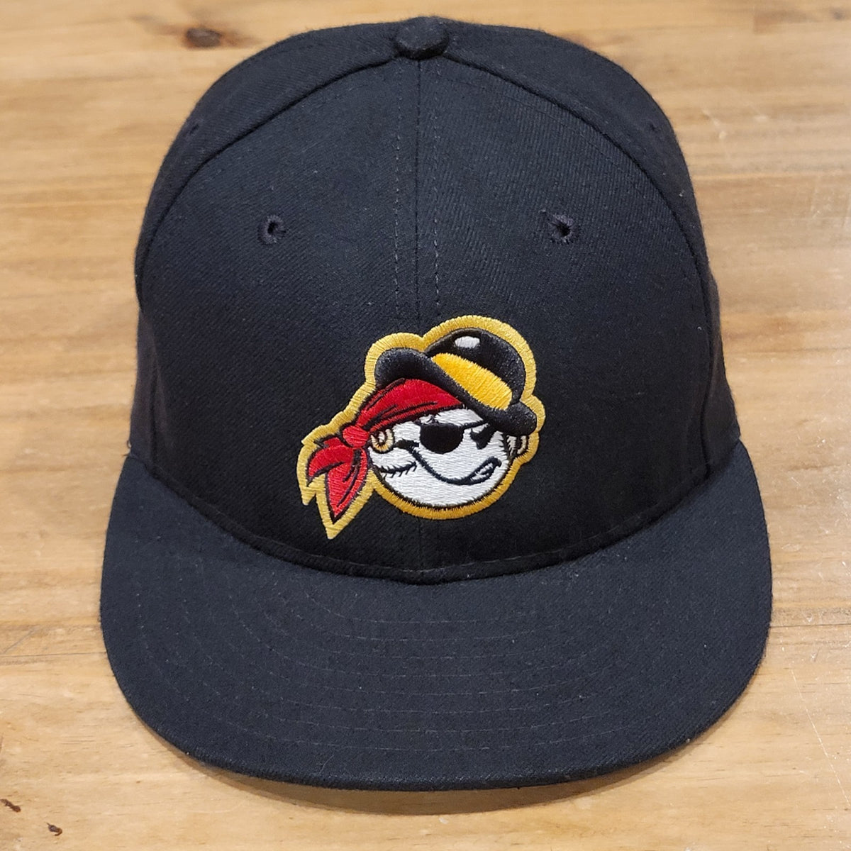 West Virginia Power Hat New Era Size 7 3/8 Fitted MiLB Baseball Black Made USA