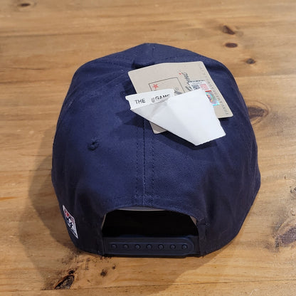 NAVY US Naval Academy Midshipmen Hat The Game 3 Bar Snapback Blue College