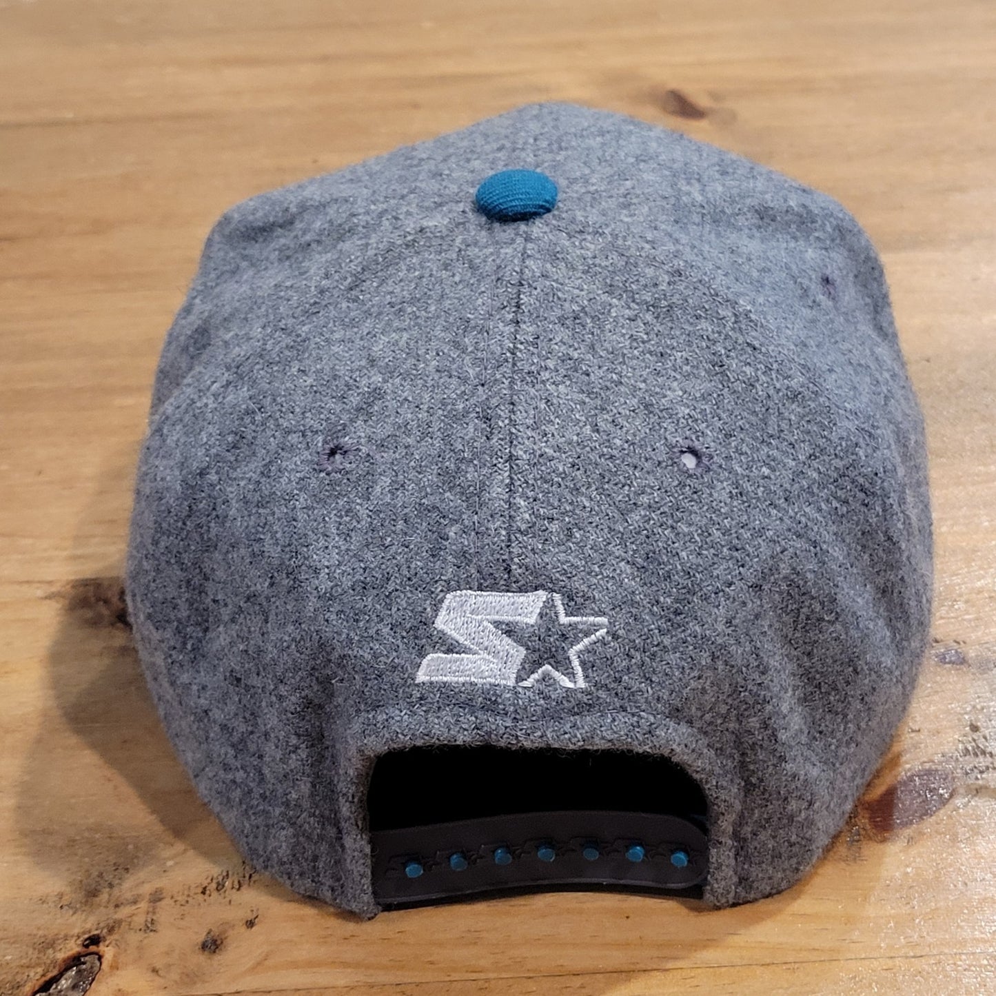 Vintage Miami Dolphins Starter Hat Snapback Gray Wool Tailsweep Script NFL