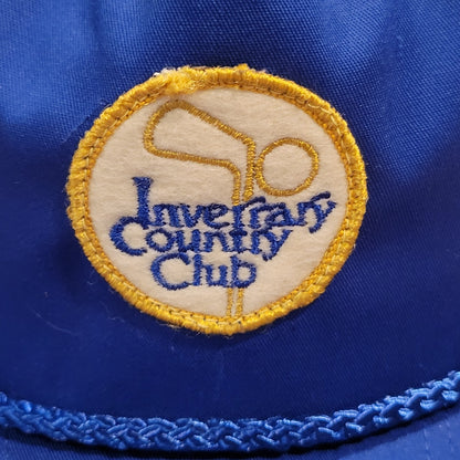 Vintage Inverrary Country Club Hat Snapback Blue Rope 80s 90s Lauderhill Florida