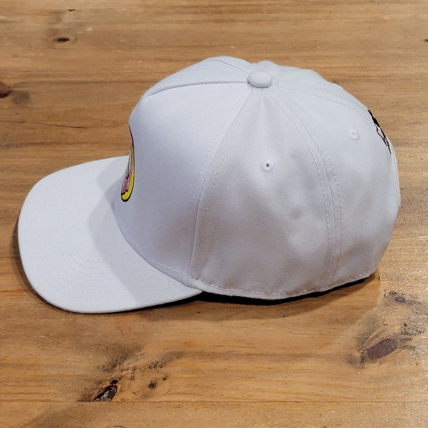 Odd Future OFWGKTA Donut Snapback Hat White Tyler The Creator Golf Wang Cap