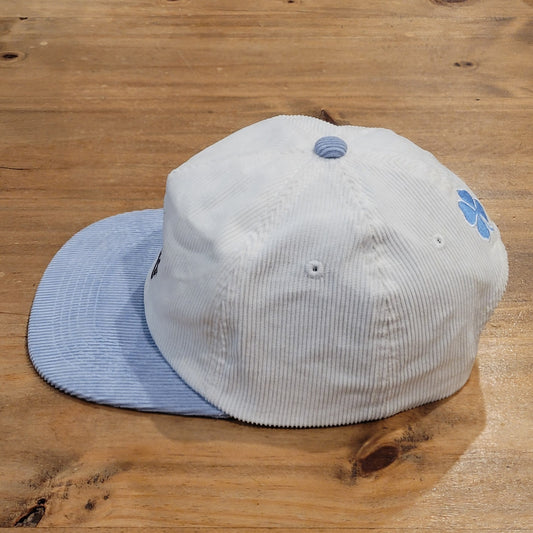 Breakfast Ball Club Corduroy Hat Cap Snapback White Blue Tasmanian Devil