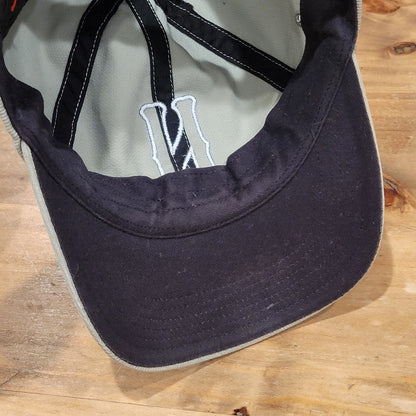 Vintage Nike Hat Strap Back Green Blue N Logo Swoosh Dad Y2K 90s Adjustable