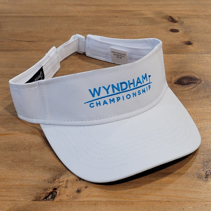 Wyndham Golf Championship Visor Hat Cap Imperial Strap Back White Golfer