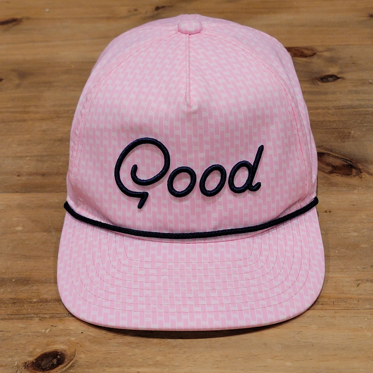 Good Good Golf Hat Snapback Pink Rope AOP Allover Golfer One Size