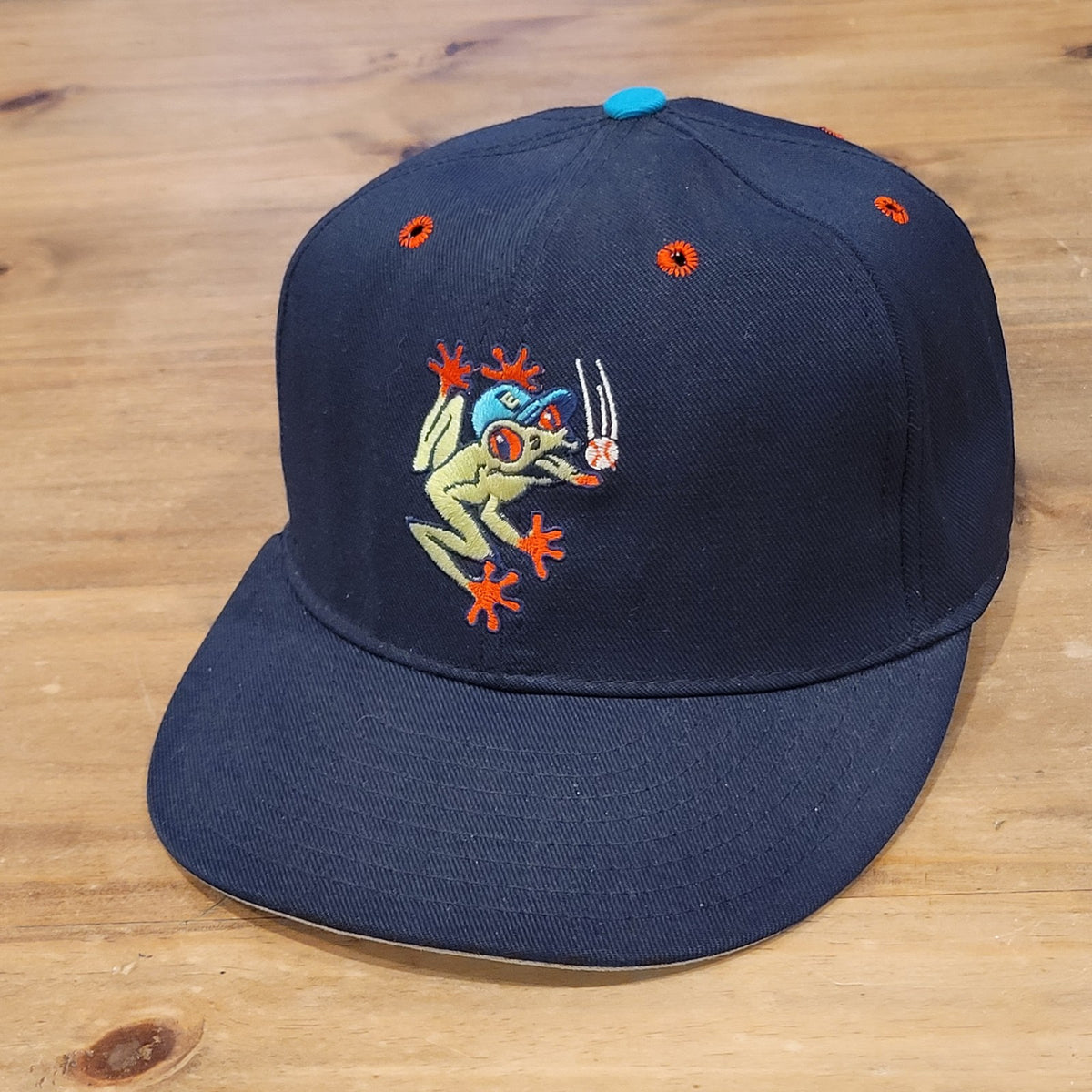 Vintage Everett Aquasox Hat Sz 7 1/4 Fitted Blue MiLB Seattle Mariners Pro Line