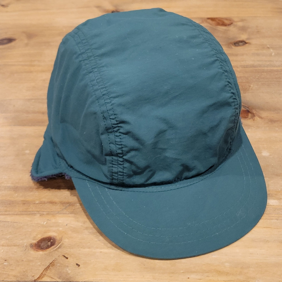 Cabela's Gore-Tex Trapper Hunting Winter Hat Ear Flaps Sherpa Polartec Green Med