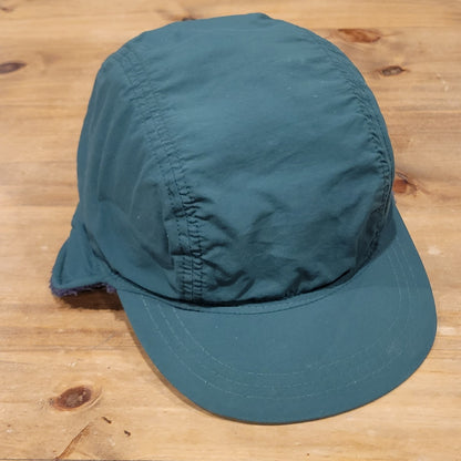 Cabela's Gore-Tex Trapper Hunting Winter Hat Ear Flaps Sherpa Polartec Green Med