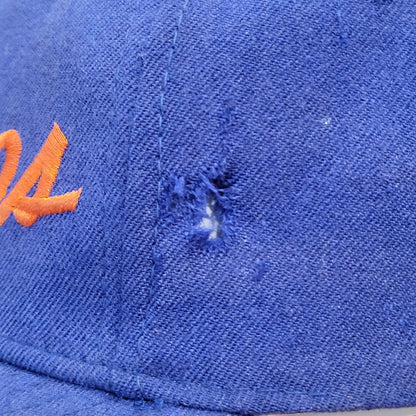 Vintage Denver Broncos Hat Sports Specialties Single Script Wool Blue Korea