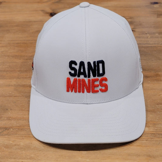 G/Fore Sand Mines Hat Snapback Gray Gfore Golf One Size Adjustable Sand Trap