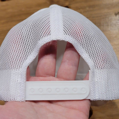 Travis Mathew Golf Hat Cap Snapback White Stripes Golfer Adjustable Patch