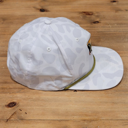 Southern String Hat Co Fishing Glasses Bass Rope White Gray Camo Camouflage