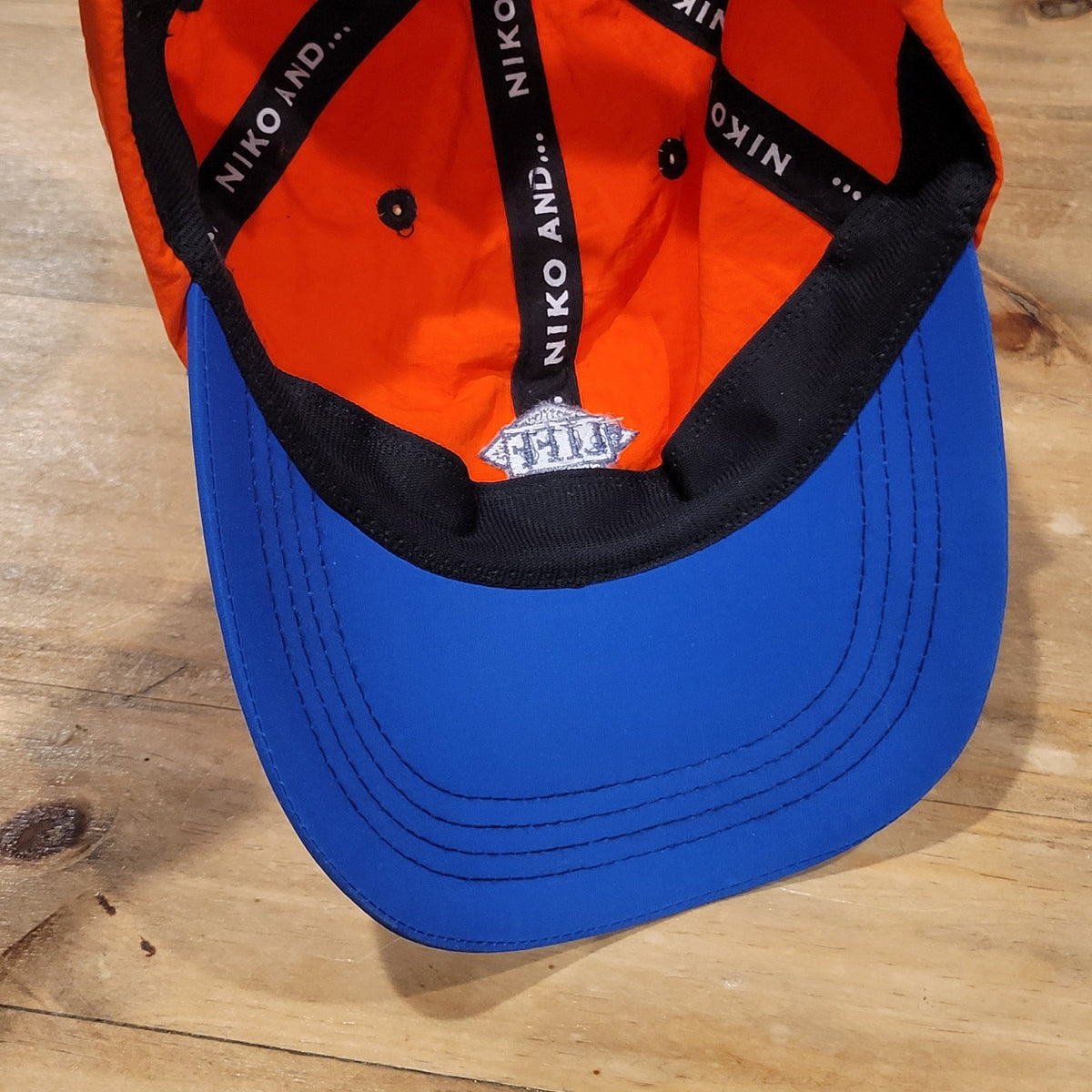 Niko And... Life Hat Strap Back Orange BLue Streetwear Japanese Tokyo Lifestyle