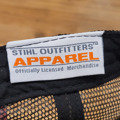 Stihl Chainsaw Hat Cap snapback Black Patch One Size Equipment Trucker