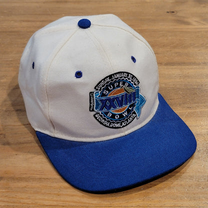 Vintage Super Bowl XXVIII 93-94 Dallas Cowboys Hat Georgia Dome Wool Blend